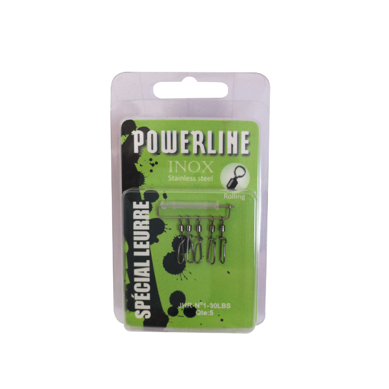 Blister agrafes Powerline Jig Head Rolling