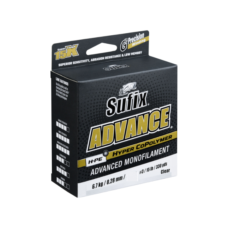 Nylon Sufix Advance Clear 150m