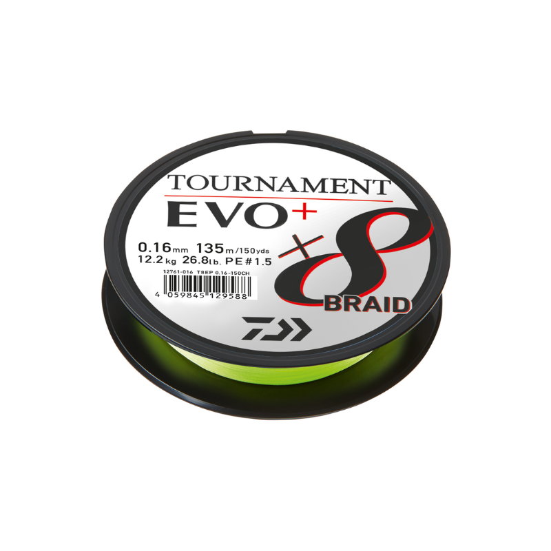 Tresse Daiwa Tournament Evo + Chartreuse