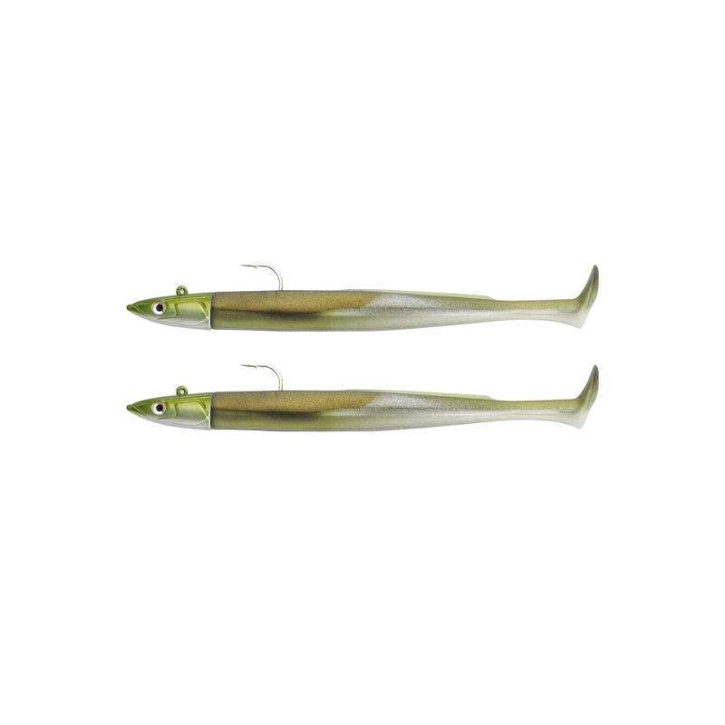 Double Combo Fiiish Crazy Paddle Tail Offshore 150mm Khaki