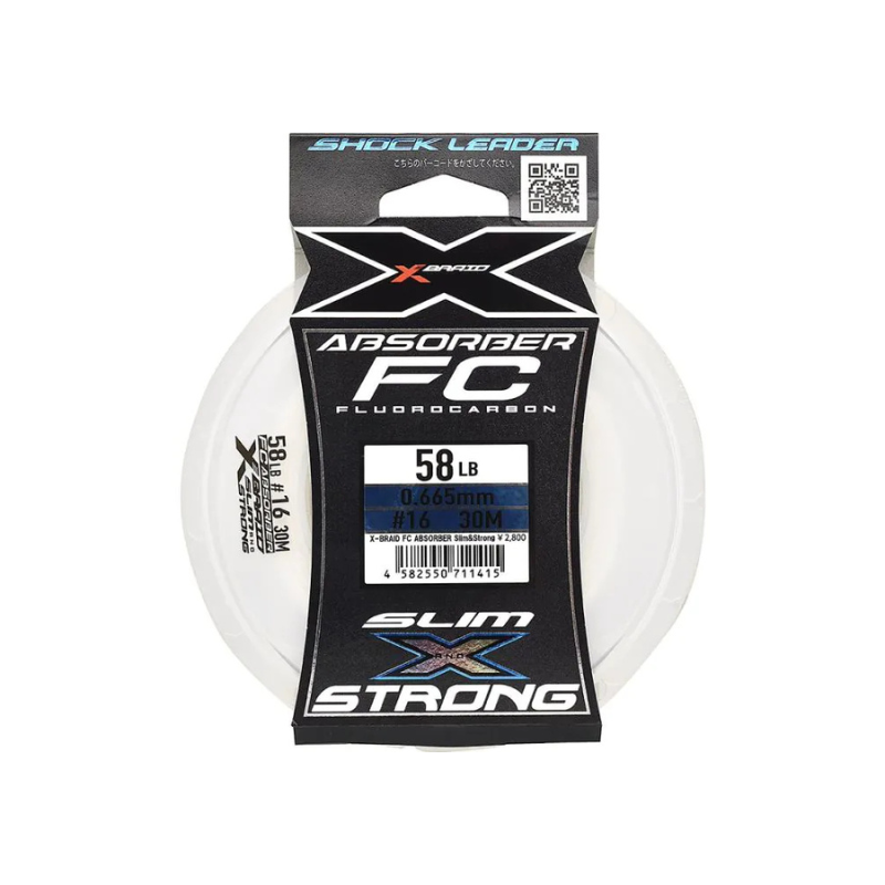 Fluorocarbone X Braid FC Absorber Slim & Strong 30m